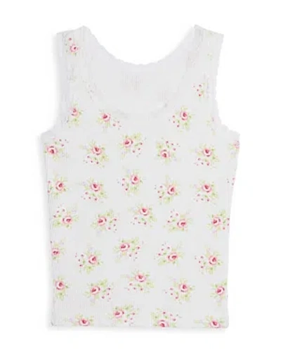 Katiejnyc Girls' Wren Tank - Big Kid In Summer Floral
