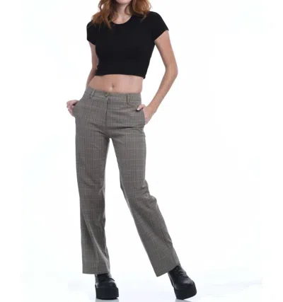 Katiejnyc Junior Blake Ankle Length Pant In Plaid In Multi