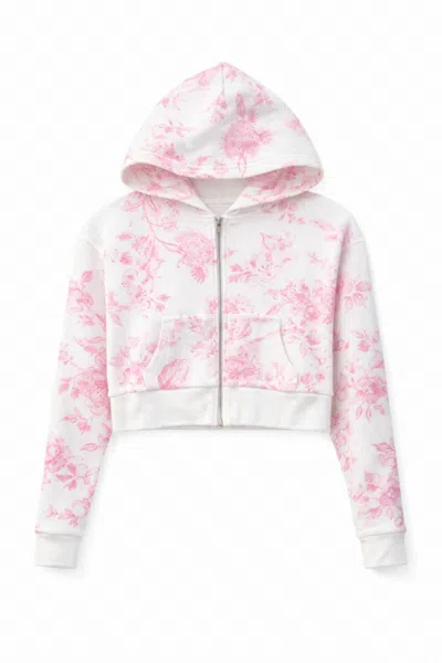 Katiejnyc Junior Brynn Hoodie In Light Pink Toile In Multi