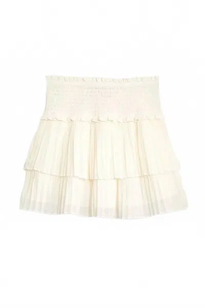 Katiejnyc Junior Chelsea Skirt In Ivory In White