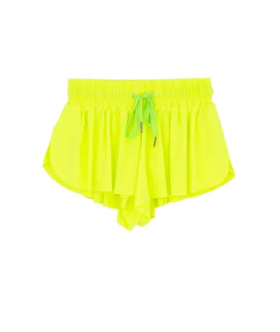 Katiejnyc Junior's Farrah Shorts In Neon Yellow