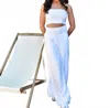 Katiejnyc Juniors Flora Pants In White In White