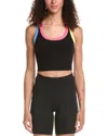 Katiejnyc Livi Ribbed Crop Tank In Black