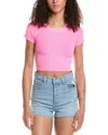 Katiejnyc Livi Ribbed T-shirt In Pink