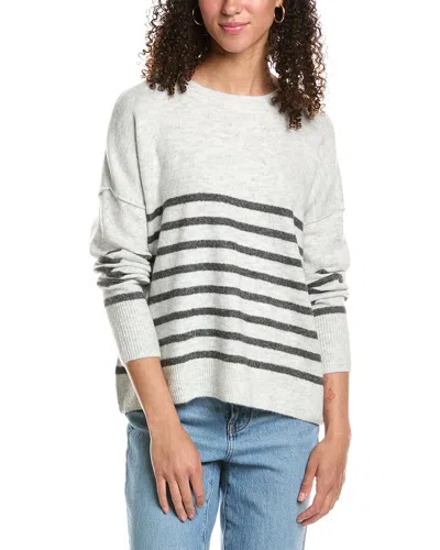 Katiejnyc Nellie Striped Sweater In White