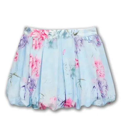 Katiejnyc Quinn Skirt Jr In Blue Dream Floral