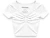 Katiejnyc Tween's Keely Babydoll Top In White