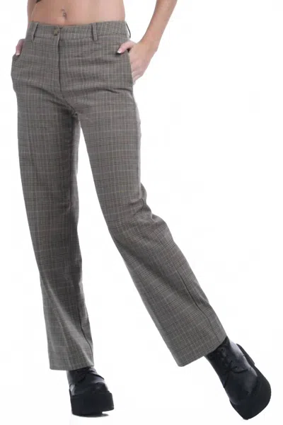Katiejnyc Women's Blake Plaid Pant Tweens In Grey In Gray