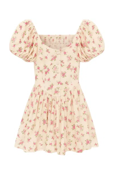 Katiejnyc Women's Greta Dress In Vintage Bunches In Neutral