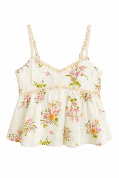 Katiejnyc Women's Bloom Top In Vintage Wildflower In Neutral