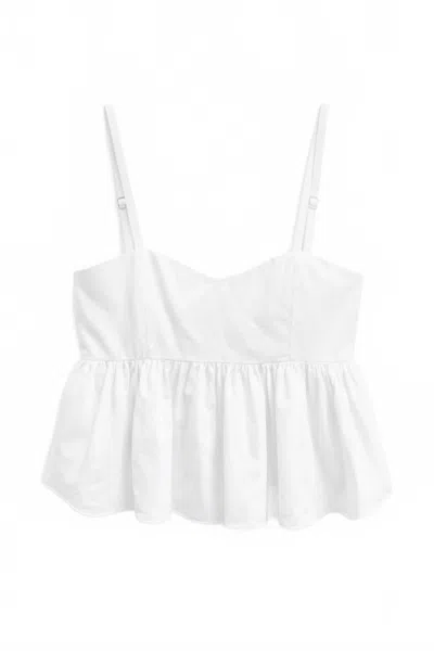 Katiejnyc Women's Meena Top Jr In White