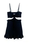 Katiejnyc Women's Zara Cutout Dress In Black In Blue