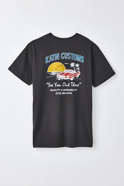 Katin Alamitos Graphic Tee In Black, Men's At Urban Outfitters