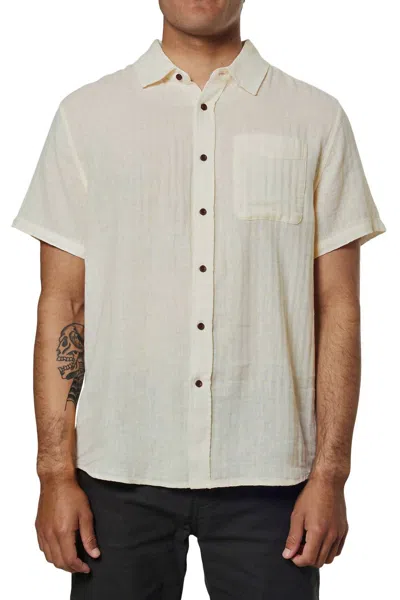 Katin Alan Solid Shirt In Vintage White In Neutral