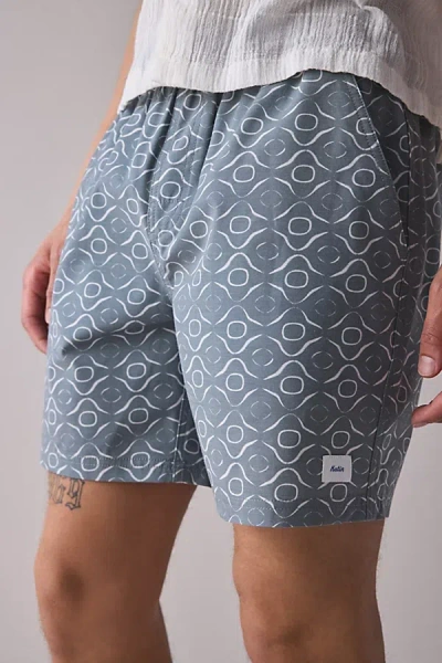Katin Amalfi Patterned Swim Short In Gray Green, Men's At Urban Outfitters