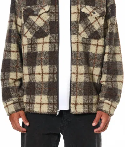 Katin Anderson Sherpa Jacket In Gravel In Multi