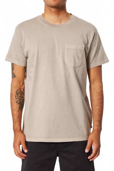 Katin Base Cotton Tee In Vintage Khaki In Beige