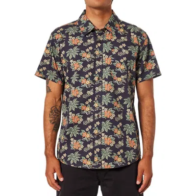 Katin Benji Shirt In Black Wash In Multi