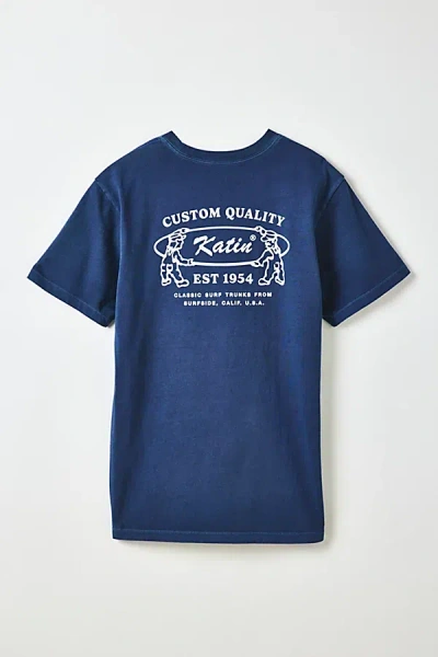 Katin Blanks Graphic Tee In Blue, Men's At Urban Outfitters