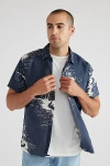 Katin Captain Short Sleeve Shirt Top In Indigo, Men's At Urban Outfitters