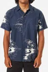 Katin Captain Short Sleeve Woven In Indigo In Blue