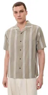 Katin Cedar Shirt Moss In Multi