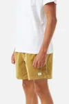 Katin Cord Local Shorts In Brass In Yellow