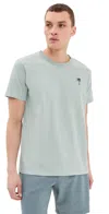 Katin Crawford Embroidered Tee Aloe Pigment Dye In Aloe Pigment Dye
