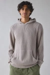 Katin Dawn Hooded Sweater In Vintage Khaki, Men's At Urban Outfitters In Gray
