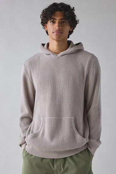 Katin Dawn Hooded Sweater In Vintage Khaki, Men's At Urban Outfitters In Gray