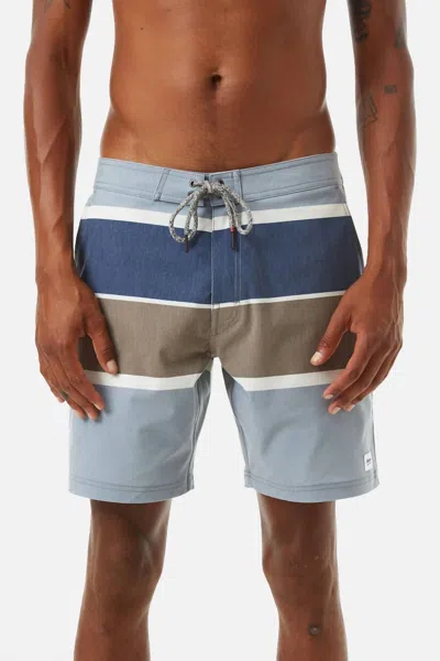 Katin Duke Boardshorts In Steel Blue In Transparent