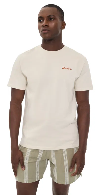 Katin Eden Tee Vintage White In Neutral