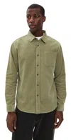Katin Granada Corduroy Shirt Moss In Green