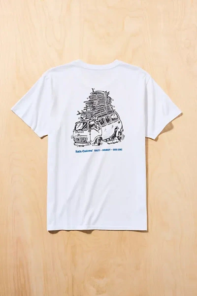 Katin Haulin Graphic Tee In White, Men's At Urban Outfitters
