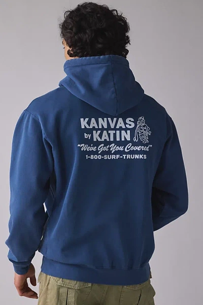 Katin Hot Line Graphic Hoodie Sweatshirt In Navy, Men's At Urban Outfitters In Blue