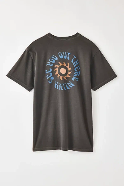 Katin Illusion Graphic Tee In Lead, Men's At Urban Outfitters In Gray