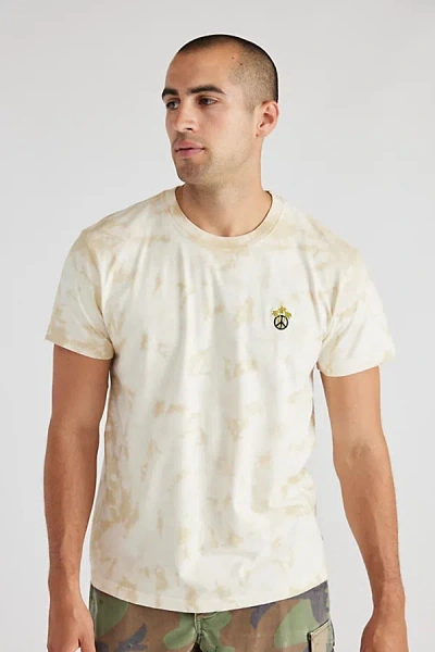 Katin Kamelo Embroidered Tee In Aluminum Tie Dye, Men's At Urban Outfitters In Neutral
