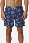 Katin Kingston Volley Short In Indigo In Multi
