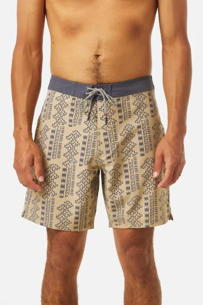 Katin Mahalo Surf Trunk In Brass In Multi