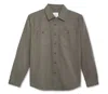 Katin Men's Coast Cpo Shirt In Thyme In Beige
