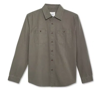 Katin Men's Coast Cpo Shirt In Thyme In Beige