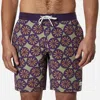 Katin Men's Pond Hybrid Trunk Short In Plum In Blue