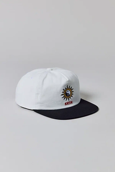 Katin Orb Embroidered Hat In Foam, Men's At Urban Outfitters In White