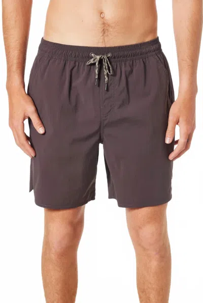Katin Otg Venn Volley Short In Dark Auralite In Brown