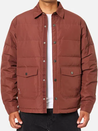 Katin Otg Yukon Puffer Jacket In Mahogany In Brown