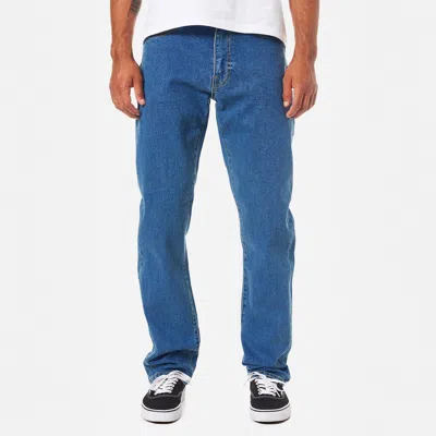 Katin Ren 57 Classic Straight Jeans In Medium Indigo In Blue