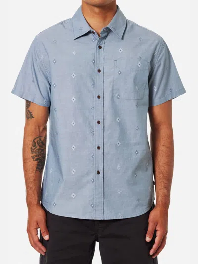 Katin Rollins Cotton Shirt In Overcast In Multi