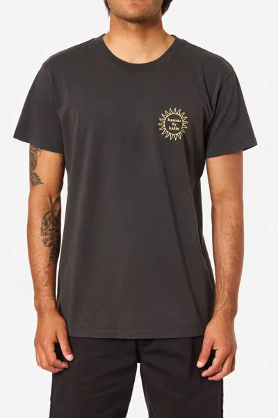Katin Scortch Tee In Black Wash In Multi
