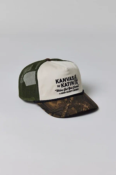 Katin Service Trucker Hat In Camo, Men's At Urban Outfitters In Multi