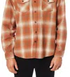 Katin Shadow Flannel Shirt In Rain Drum In Multi